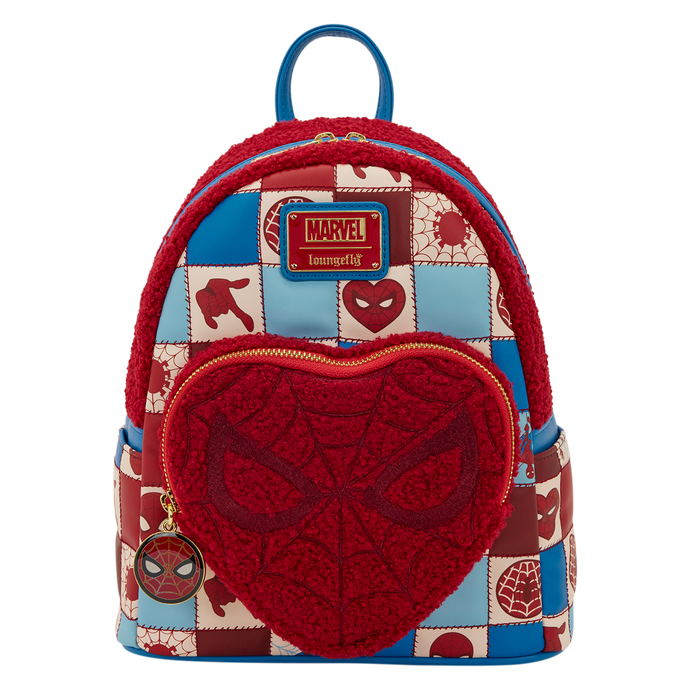 Spider-Man Sherpa Heart Mini Backpack