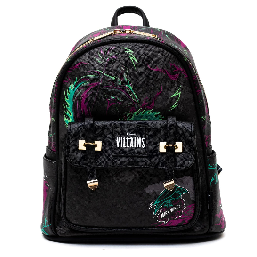 Disney Villains: Maleficent 11-inch Vegan Leather Mini Backpack