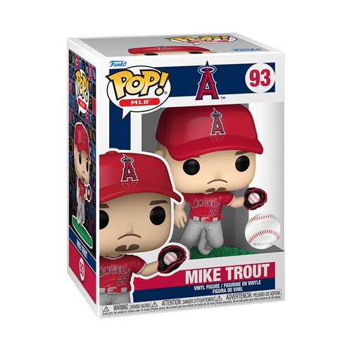 Funko Pop! MLB Angels Mike Trout (Pop Protector Included) #93