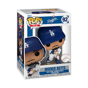 Funko Pop! MLB Dodgers Mookie Betts #92 (Pop Protector Included)