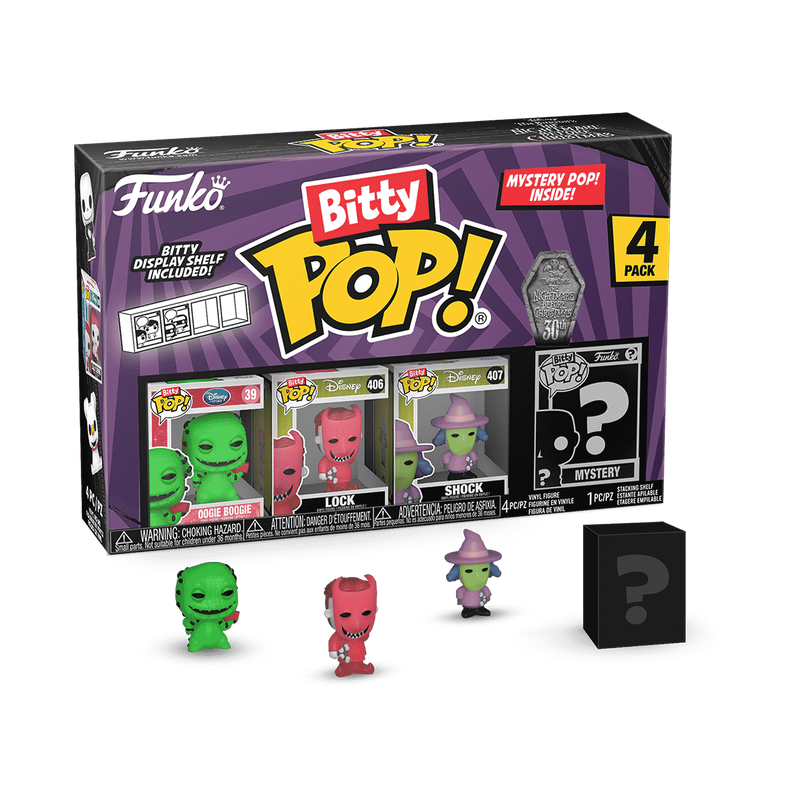 Funko Pop! Bitty Pop! The Nightmare Before Christmas 4- Pack Series 1