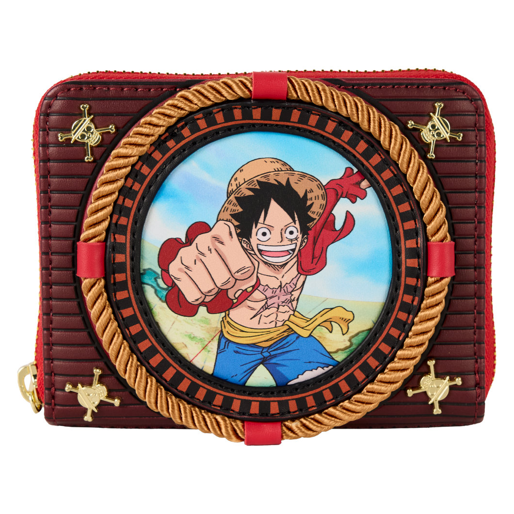 Loungefly Toei One Piece Zip Around Wallet