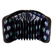 Monsters Bride of Frankenstein Neon Mask Accordion Wallet