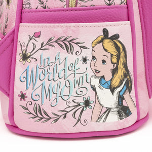 Alice in Wonderland WondaPop 11" Vegan Leather Mini Backpack