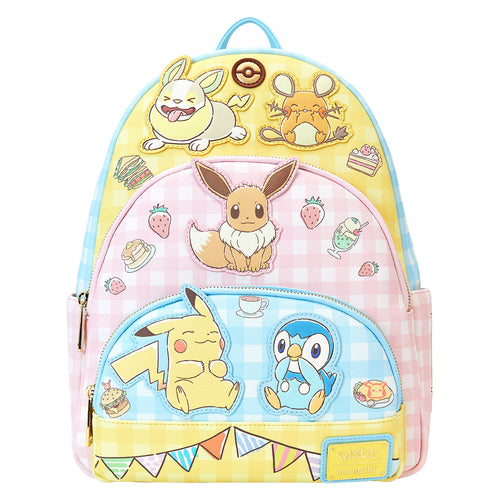 Loungefly Pokemon Cafe Tripple Pocket Backpack