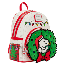 Peanuts Snoopy & Woodstock Holiday Plush Wreath Mini Backpack