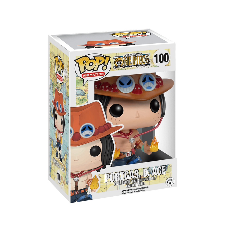 Funko Pop! One Piece: Portgas D. Ace 100 (Pop Protector Included)
