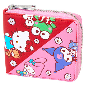 Loungefly Sanrio Hello Kitty & Friends Color Block Zip Around Wallet