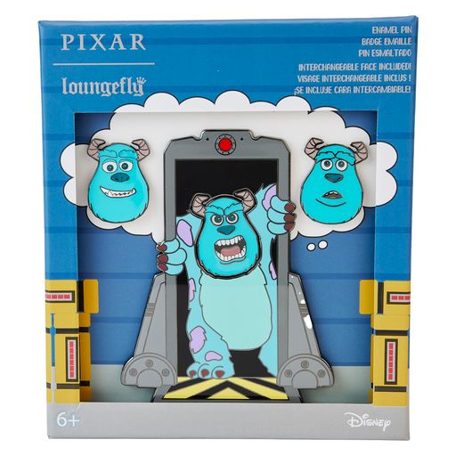 Loungefly Pixar Sully Mixed Emotions 4PC Pin Set