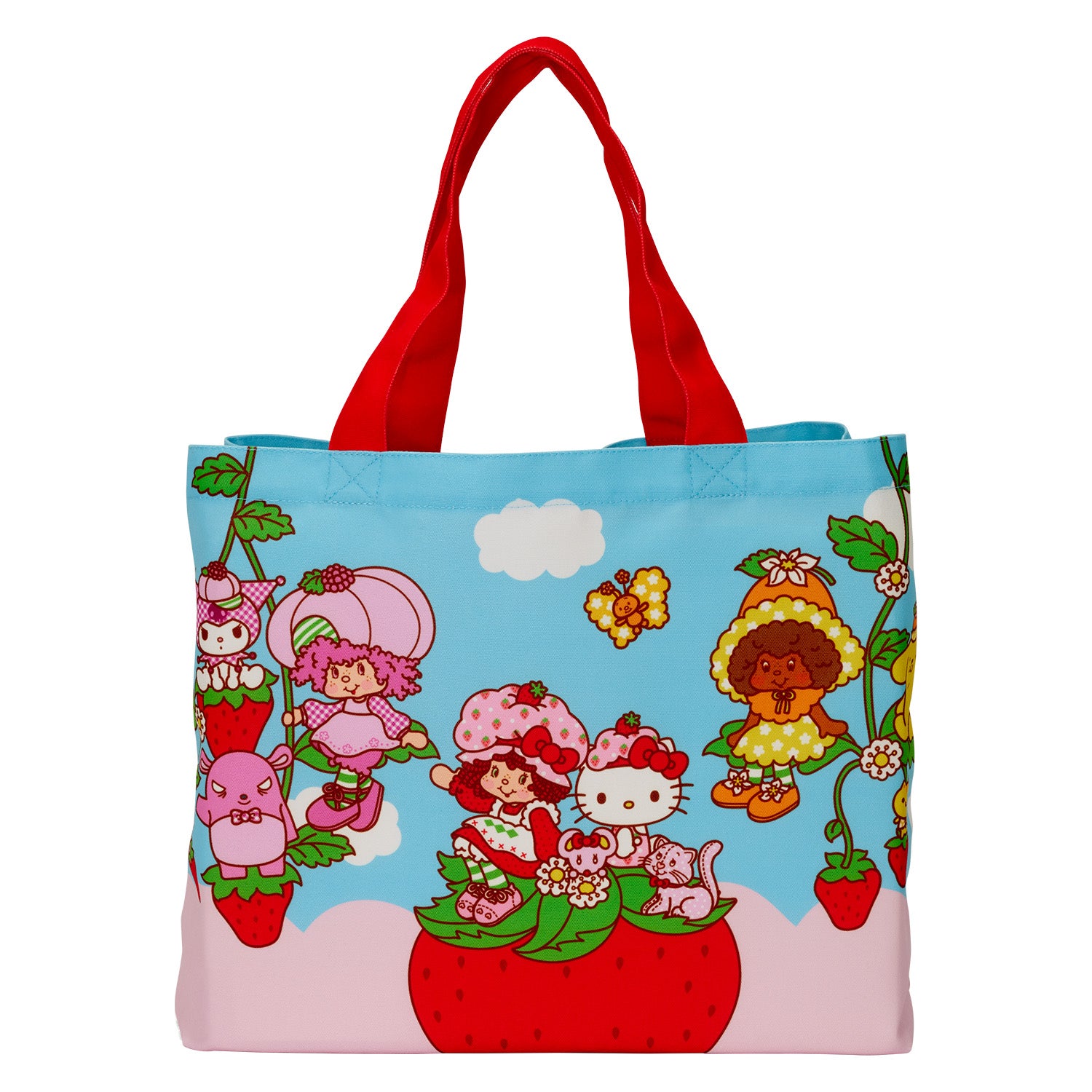 Sanrio Hello Kitty & Friends x Strawberry Shortcake Canvas Tote Bag