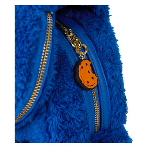 Loungefly Sesame Street Cookie Monster Plush Mini Backpack