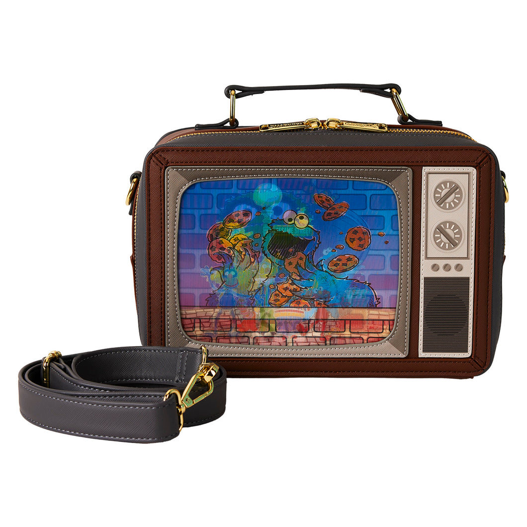 Loungefly Sesame Street Lenticular Retro TV Crossbody