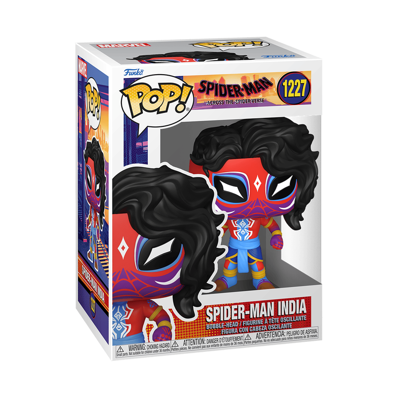 Funko Pop! Spider-Man India 1227 (Pop Protector Included)