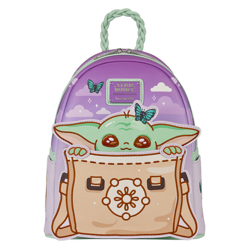 The Mandalorian Grogu Butterfly Mini Backpack