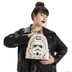 Star Wars Stormtrooper Cosplay String Lights Light Up Mini Backpack