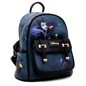 Maleficent WondaPop 11" Vegan Leather Fashion Mini Backpack