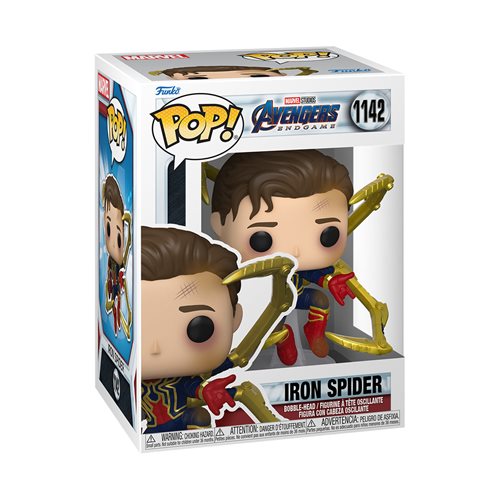 Funko Pop! Avengers: Endgame Iron Spider #1142 (Pop Protector Included)