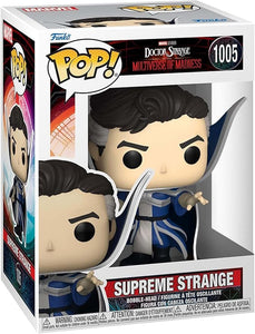 Funko Pop! Marvel: Doctor Strange Multiverse of Madness - Supreme Strange #1005 (Pop Protector Included)