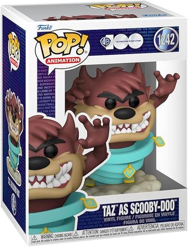 Funko Pop! Looney Tunes X Scooby-Doo Taz as Scooby-Doo #1242 (Pop Protector Included)