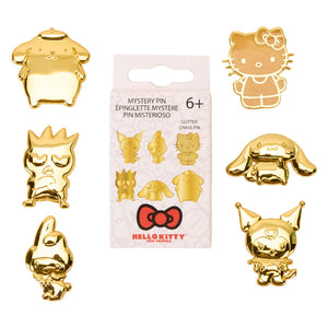 Preorder Sanrio 50th Anniversary Gold Mystery Box Pin