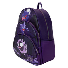 Loungefly Pokemon Gengar Evolution Triple Pocket Backpack