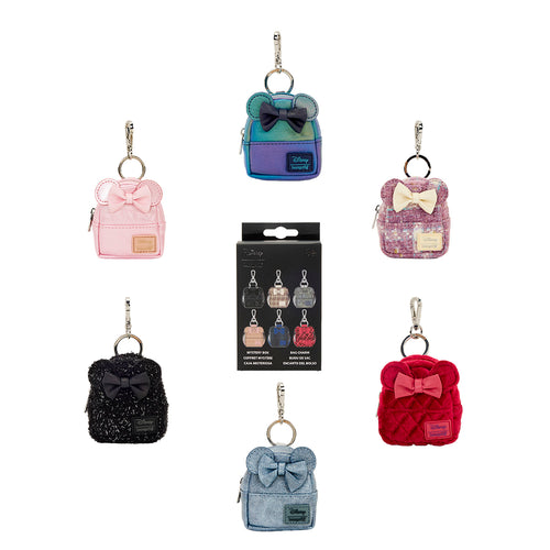 Minnie Mouse Glitter Mystery Mini Backpack Keychain Charm