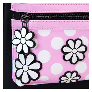 Loungefly Minnie Floral Rock The Dots Mini Backpack