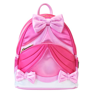 Loungefly Disney Cinderella 75th Anniversary Pink Bow Mini Backpack