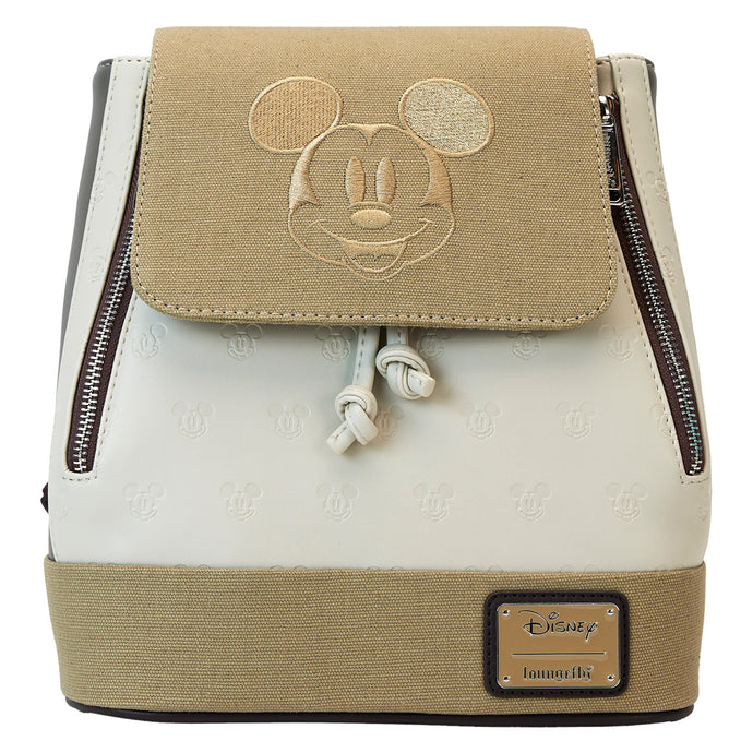 Loungefly Mickey & Friends Canvas Mini Backpack