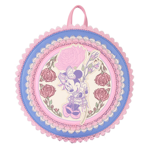 Loungefly Minnie Floral And Lace Mini Backpack