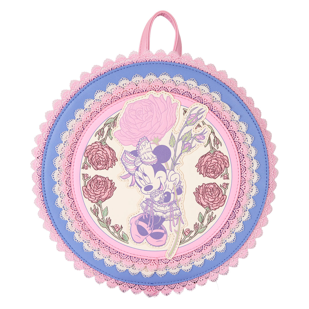Loungefly Minnie Floral And Lace Mini Backpack