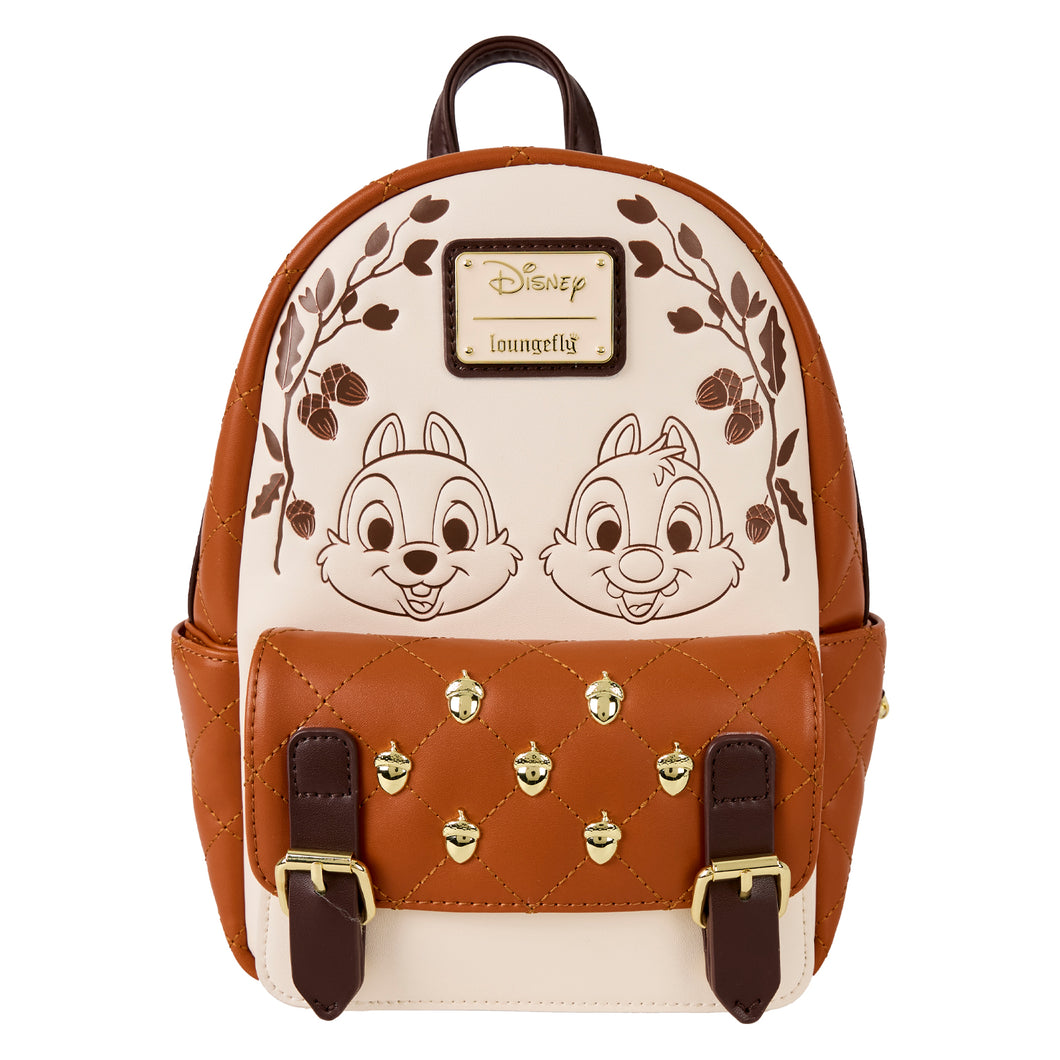 Loungefly Chip And Dale Quilted Mini Backpack
