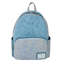 Loungefly Disney Dogs And Cats Faux Denim Mini Backpack