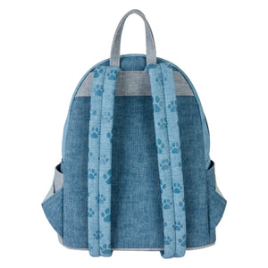 Loungefly Disney Dogs And Cats Faux Denim Mini Backpack