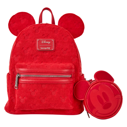 Loungefly Mickeys Ears Burnout Mini Backpack