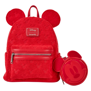 Loungefly Mickeys Ears Burnout Mini Backpack