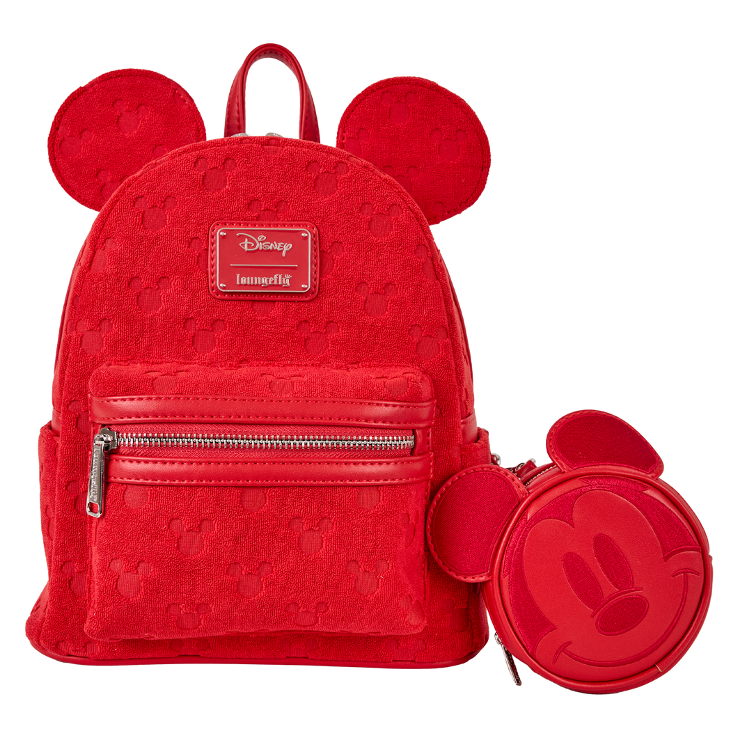 Loungefly Mickeys Ears Burnout Mini Backpack
