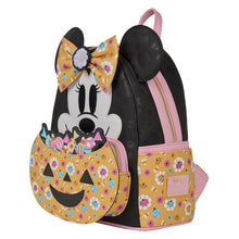 Minnie Mouse Cosplay Floral Pumpkin Glow Candy Corn-Scented Mini Backpack