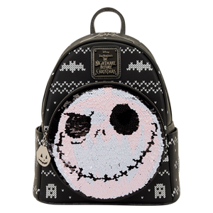 The Nightmare Before Christmas Jack Skellington Reversible Sequins Mini Backpack