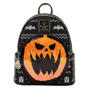 The Nightmare Before Christmas Jack Skellington Reversible Sequins Mini Backpack