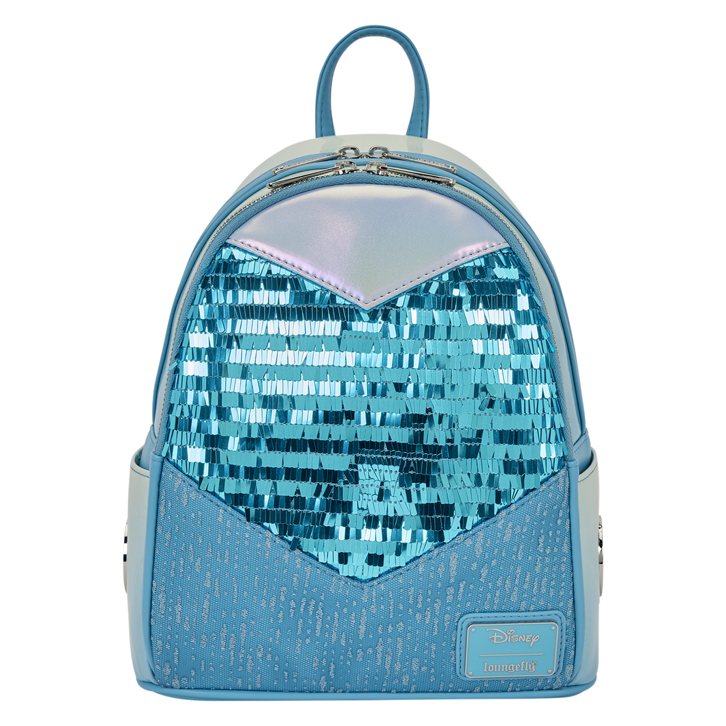 Frozen Princess Elsa Glitter Sequin Cosplay Mini Backpack