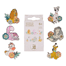 Loungefly Disney Dogs And Cats Floral Mystery Pins