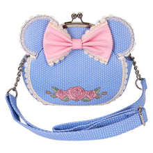 Loungefly Minnie Floral And Lace Kisslock Crossbody Bag