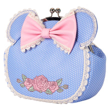 Loungefly Minnie Floral And Lace Kisslock Crossbody Bag