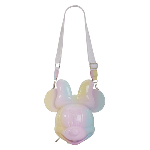 Minnie Mouse Pastel Tie-Dye Molded Figural Crossbody Bag