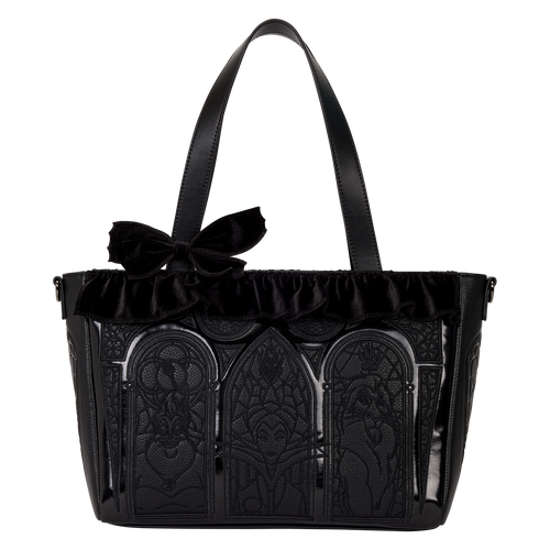 Disney Villains Stained Glass Tote Crossbody Bag with Coin Bag
