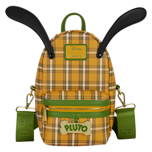 Loungefly Pluto 95th Anniversary Plaid Sling Crossbody Bag with Coin Bag