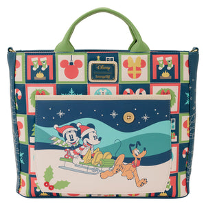 Mickey & Friends Holiday Convertible Backpack & Tote Crossbody Bag