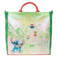 Lilo & Stitch Holiday Tote Crossbody Bag