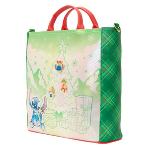 Lilo & Stitch Holiday Tote Crossbody Bag